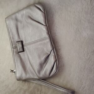Express Silver Wristlet